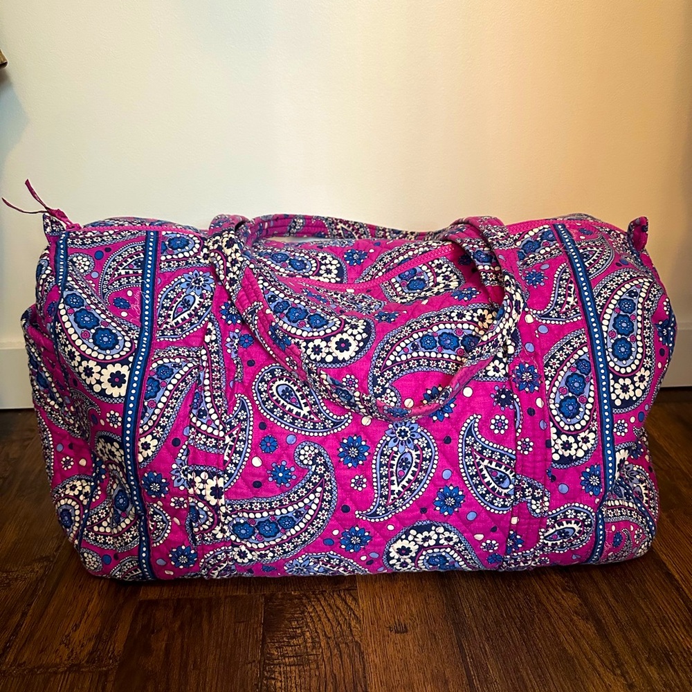 Vera Bradley Boysenberry Large Duffle